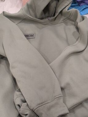 Essentials Men’s Sage Green Crewneck Sweatshirt